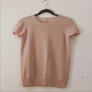 Newman Marcus Cashmere Dusty Pink Sweater